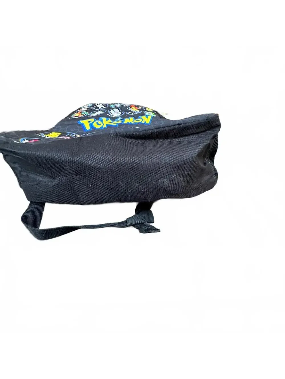 RARE Pokemon Characters Black Backpack Bag School College Pokémon Book TCG